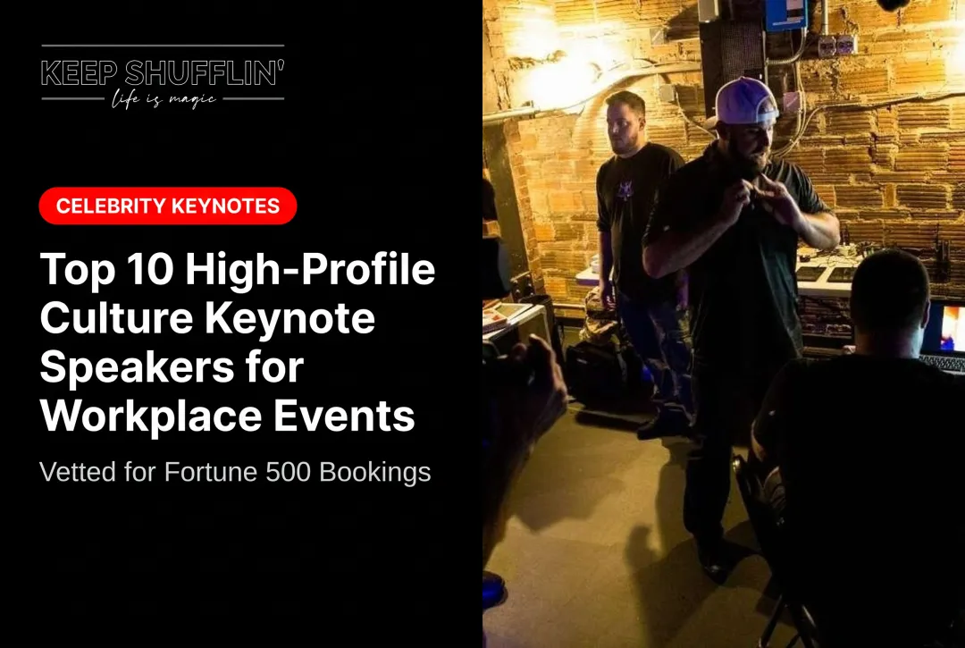 Top 10 High-Profile Culture Keynote Speakers for Workplace Events