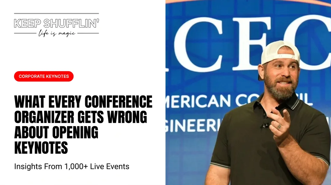 What Every Conference Organizer Gets Wrong About Opening Keynotes