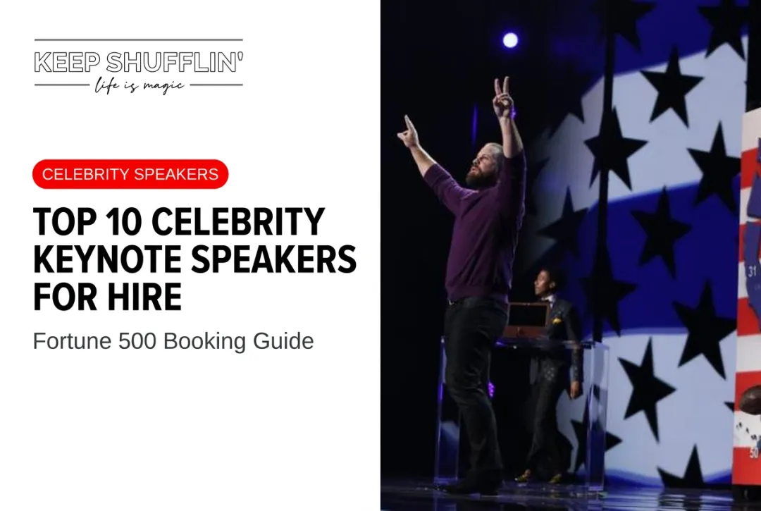 Top 10 Celebrity Keynote Speakers for Hire