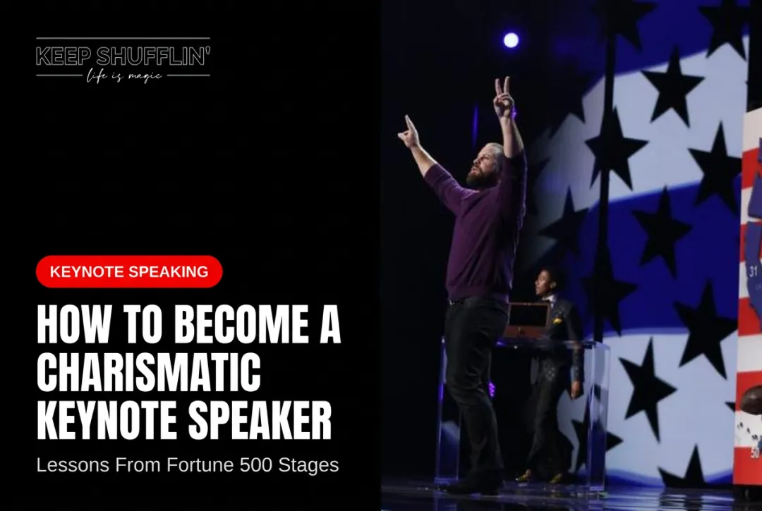 How to Become a Charismatic Keynote Speaker
