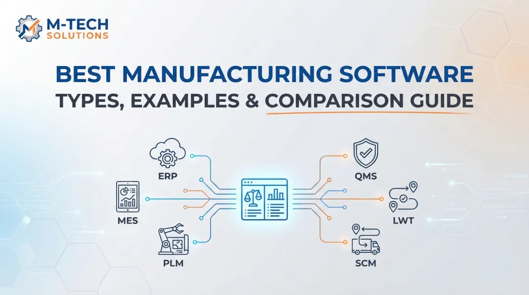 Best Manufacturing Software Types, Examples & Comparison Guide