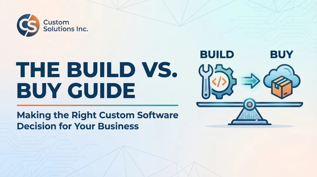 The Build vs. Buy Guide: Making the Right Custom Software Decision for Your Business