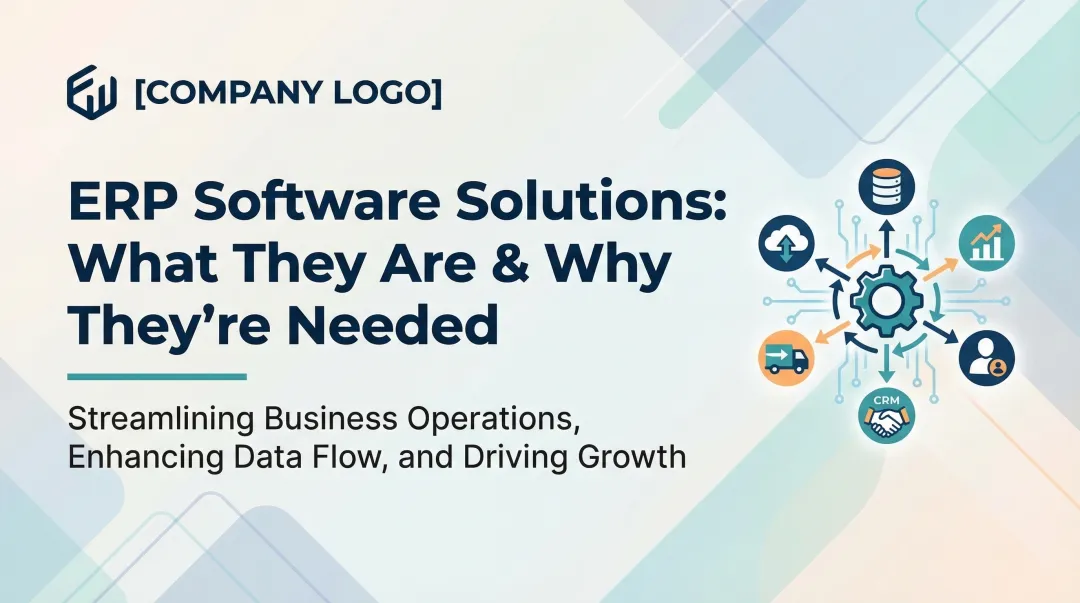 ERP Software Solutions: What They Are & Why They're Needed