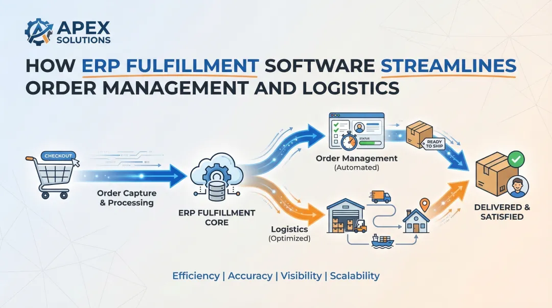 How ERP Fulfillment Software Streamlines Order Management and Logistics