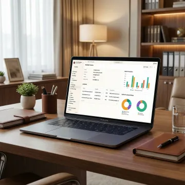 Hospitality procurement software dashboard showing supplier management and purchase orders