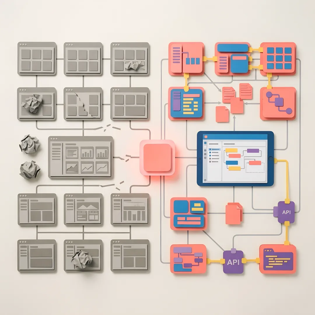 Developer using Keel platform to build custom SaaS backend for business operations