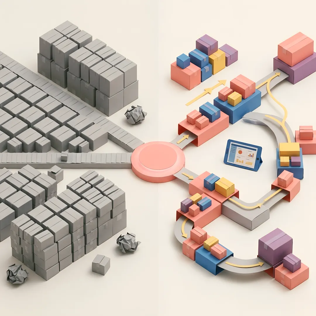 Operations team using omnichannel fulfilment platform to manage orders across multiple channels