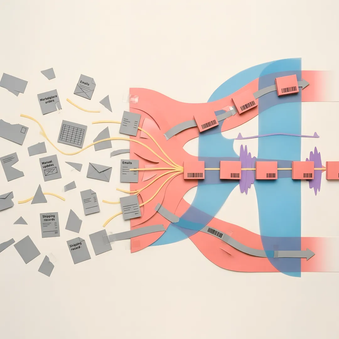 Operations team managing order fulfilment workflows on a modern software dashboard
