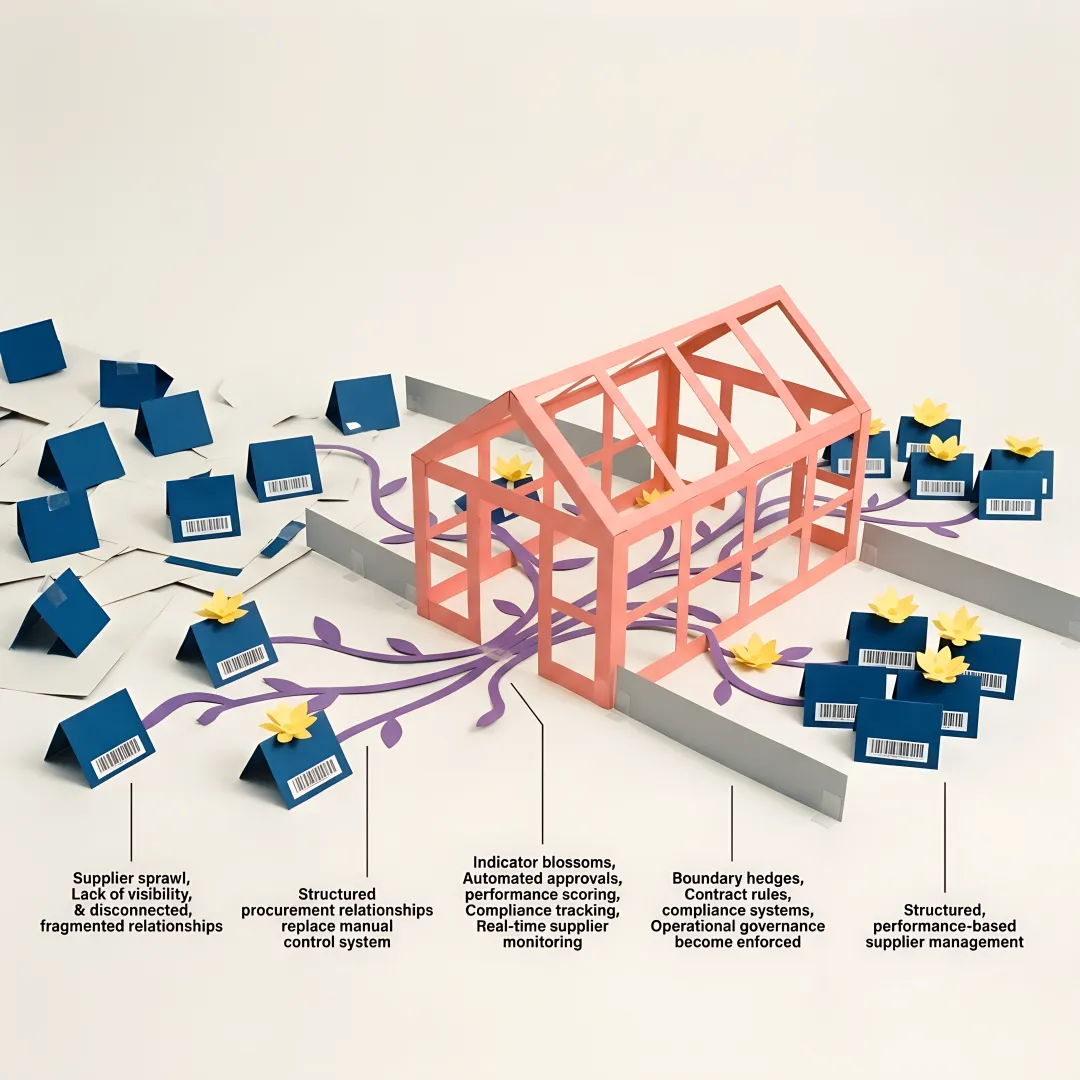 Software development team building a custom supplier management platform on Keel