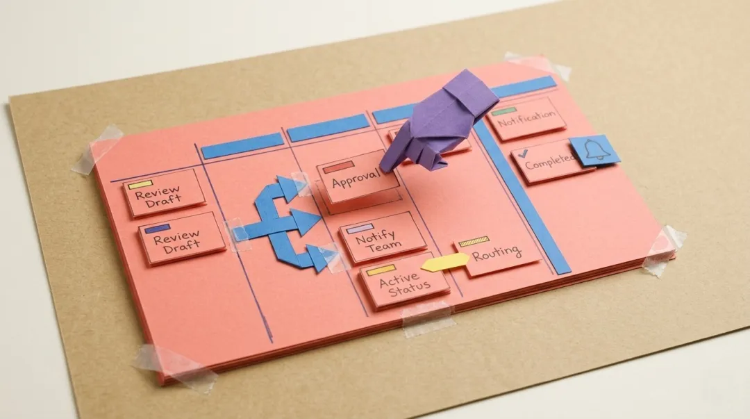 Three non-negotiable workflow management foundation features process diagram