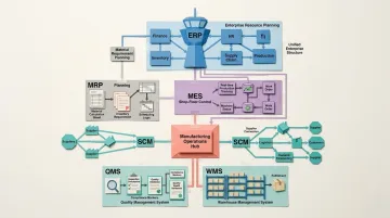 Five types of manufacturing software categories roles and operational layers explained