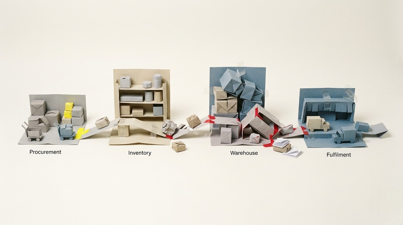 Five supply chain failure consequences without ERP from data fragmentation to scaling breakdown