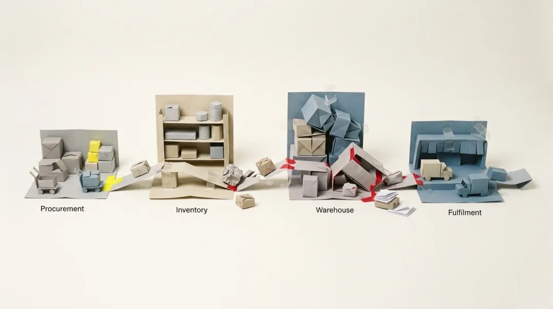 Five supply chain failure consequences without ERP from data fragmentation to scaling breakdown