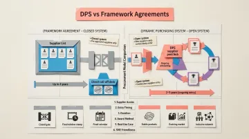 Framework agreement versus dynamic purchasing system six-dimension comparison chart