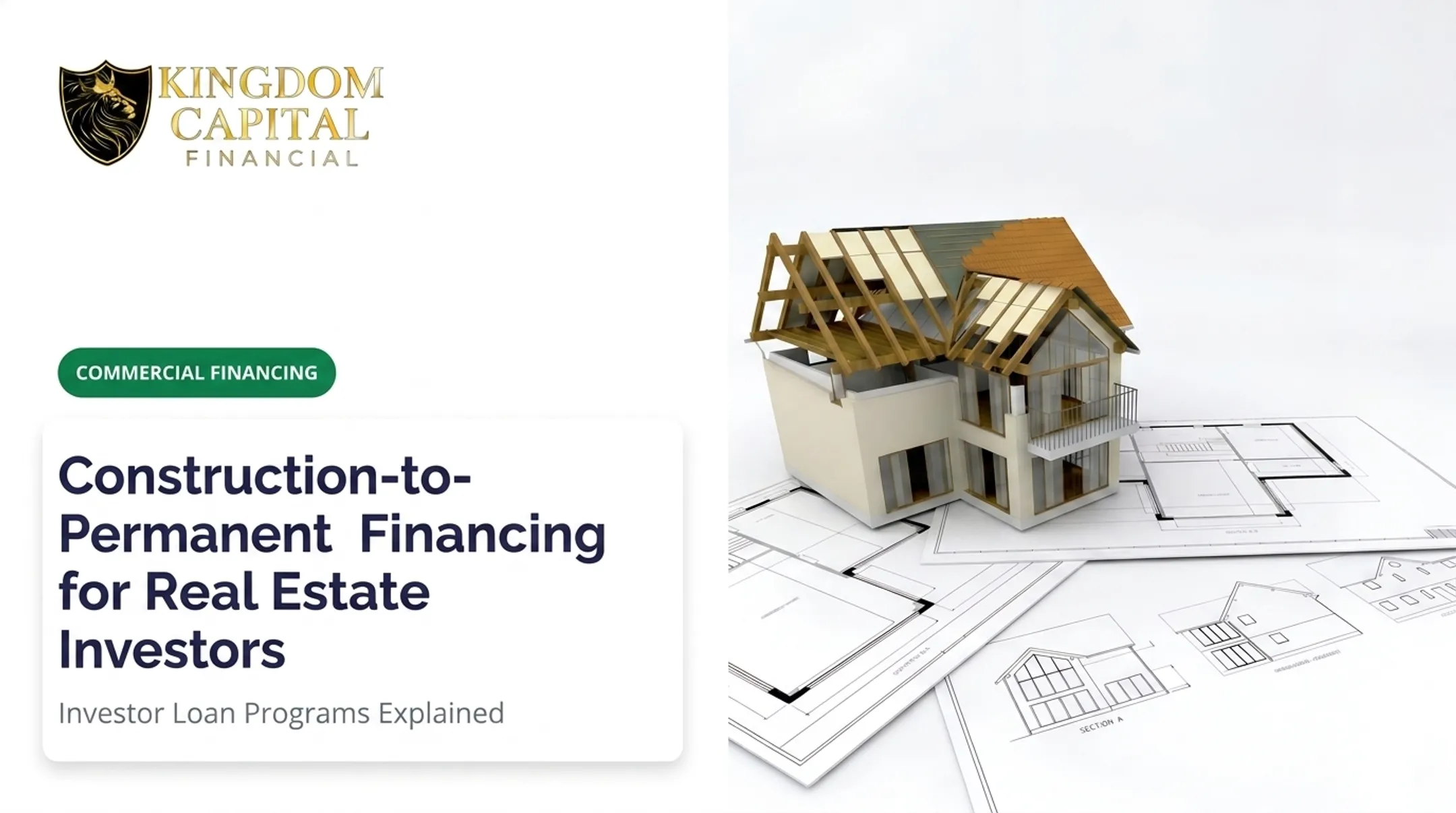 Construction-to-Permanent Financing for Real Estate Investors