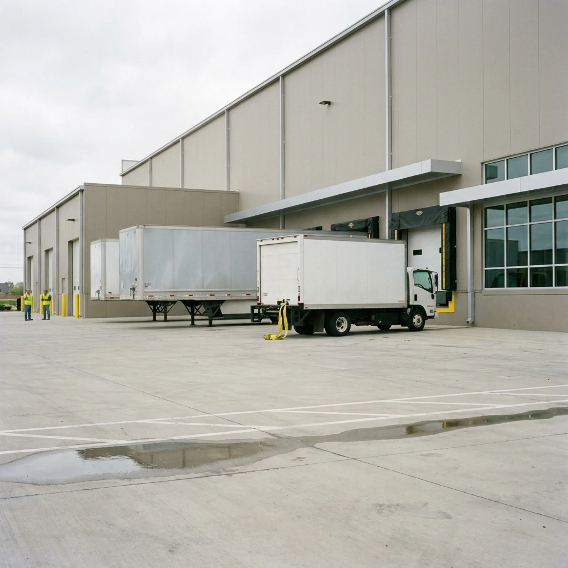 Industrial warehouse exterior representing commercial property financing
