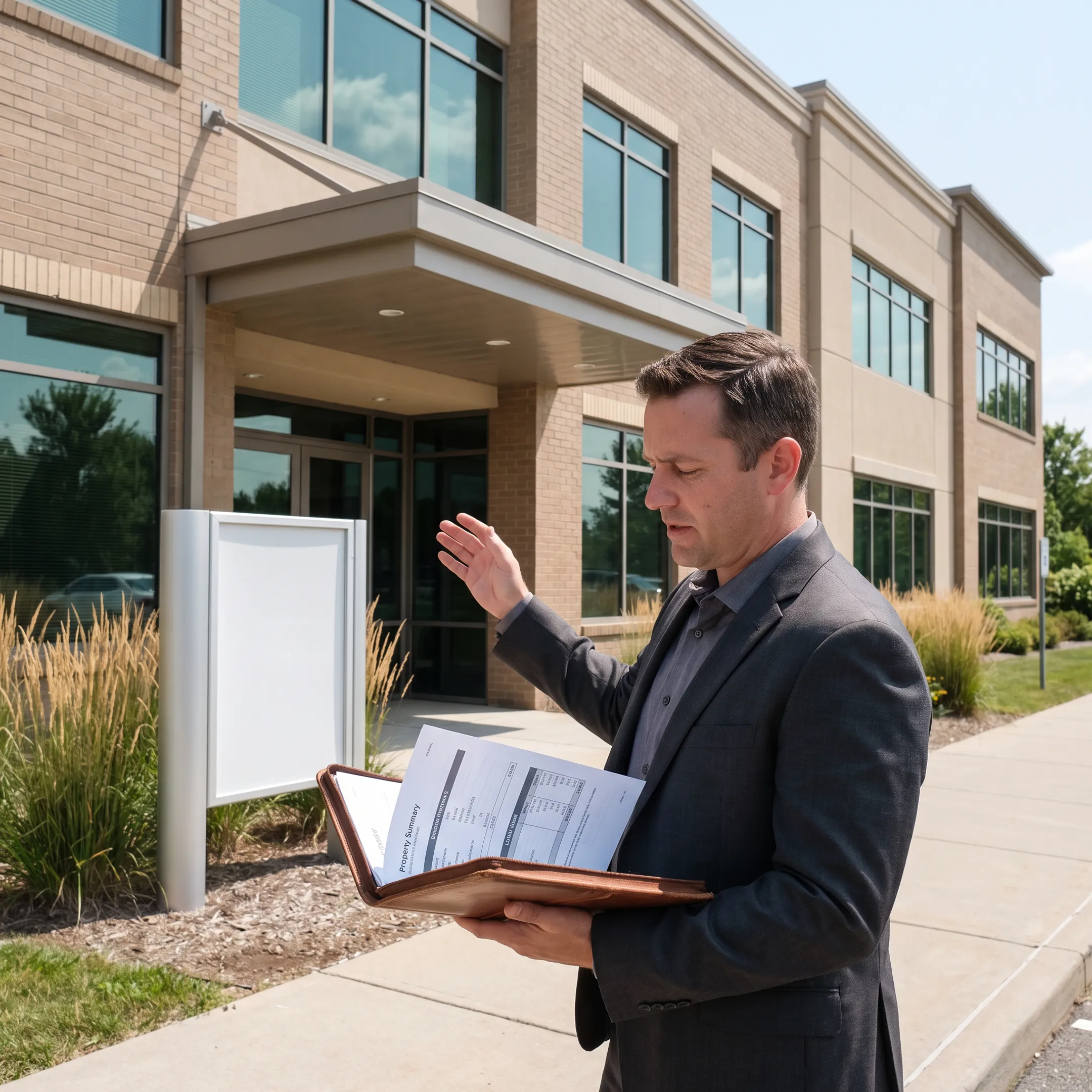 Medical office building exterior representing commercial real estate financing