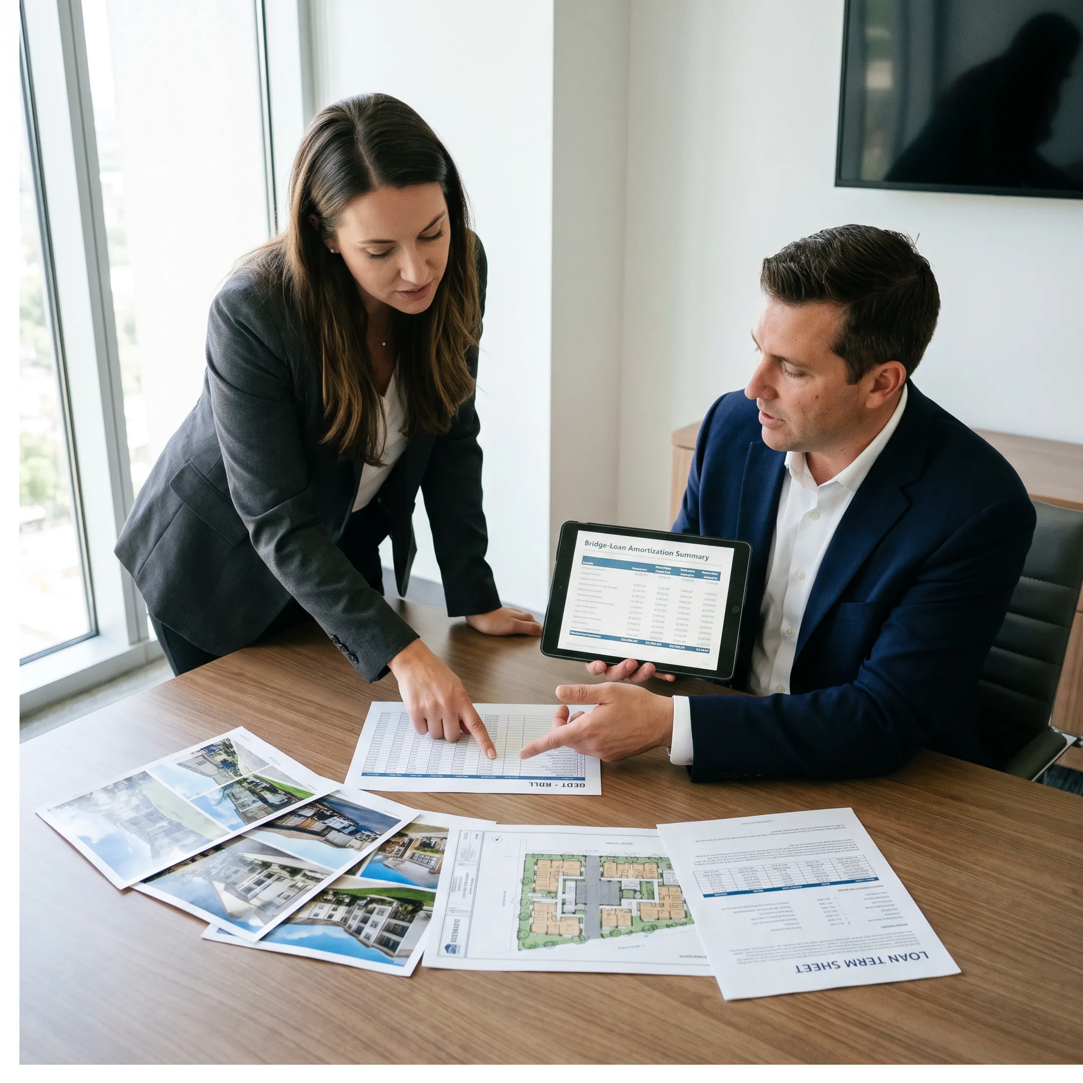 Multifamily bridge loan consultation for a commercial real estate investor