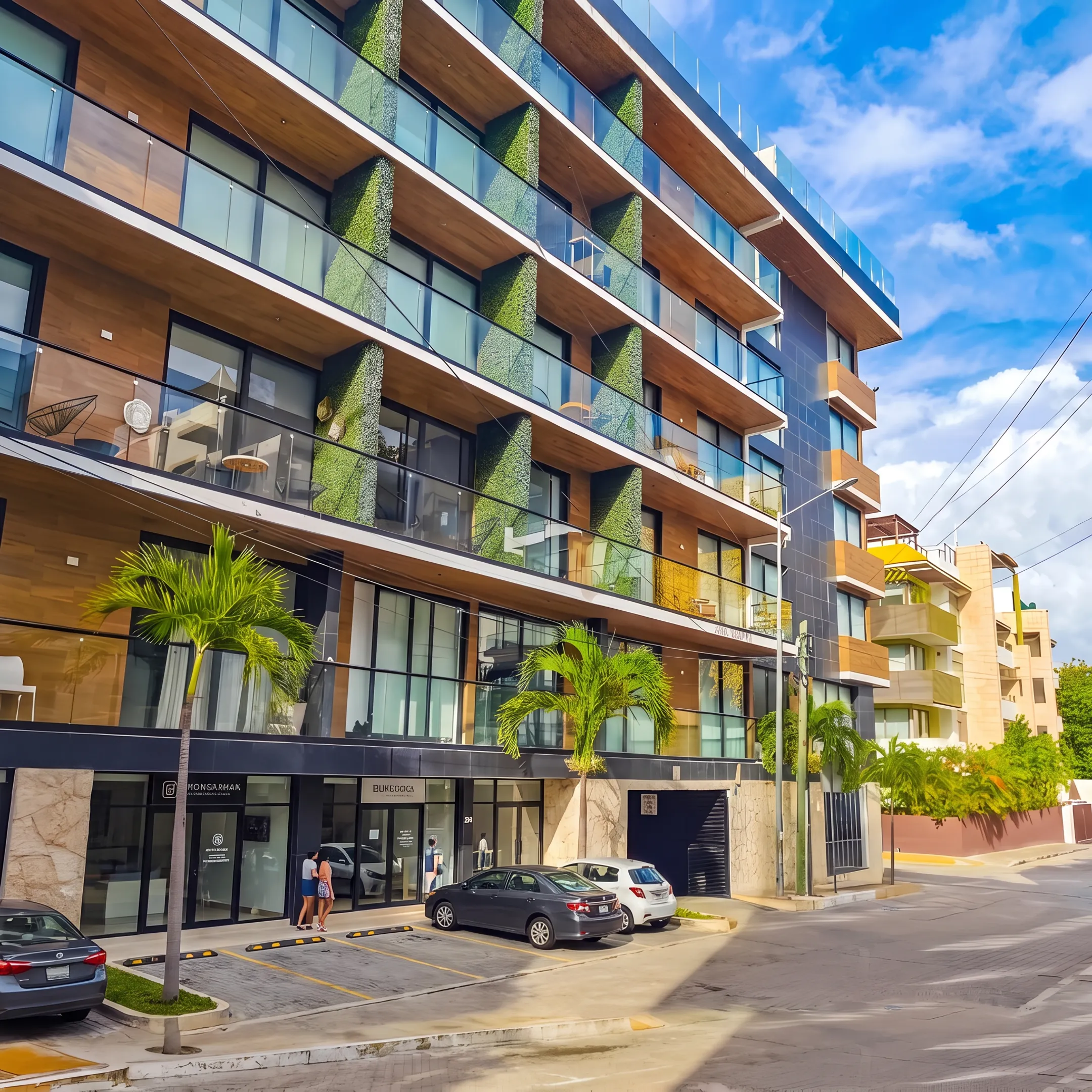 Commercial office condo building representing real estate financing