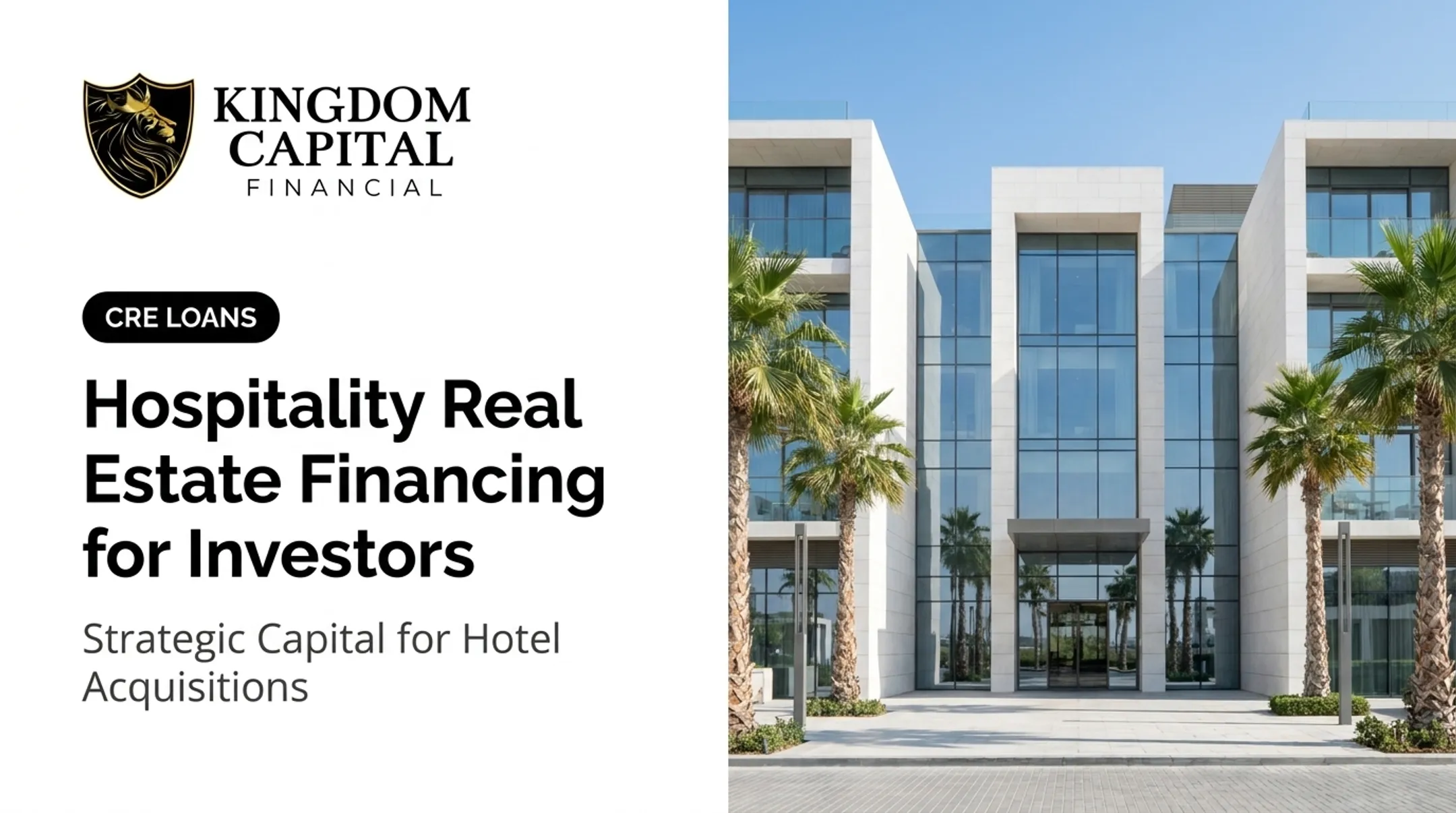Hospitality Real Estate [Financing](/service/investment-property-lender) for Investors