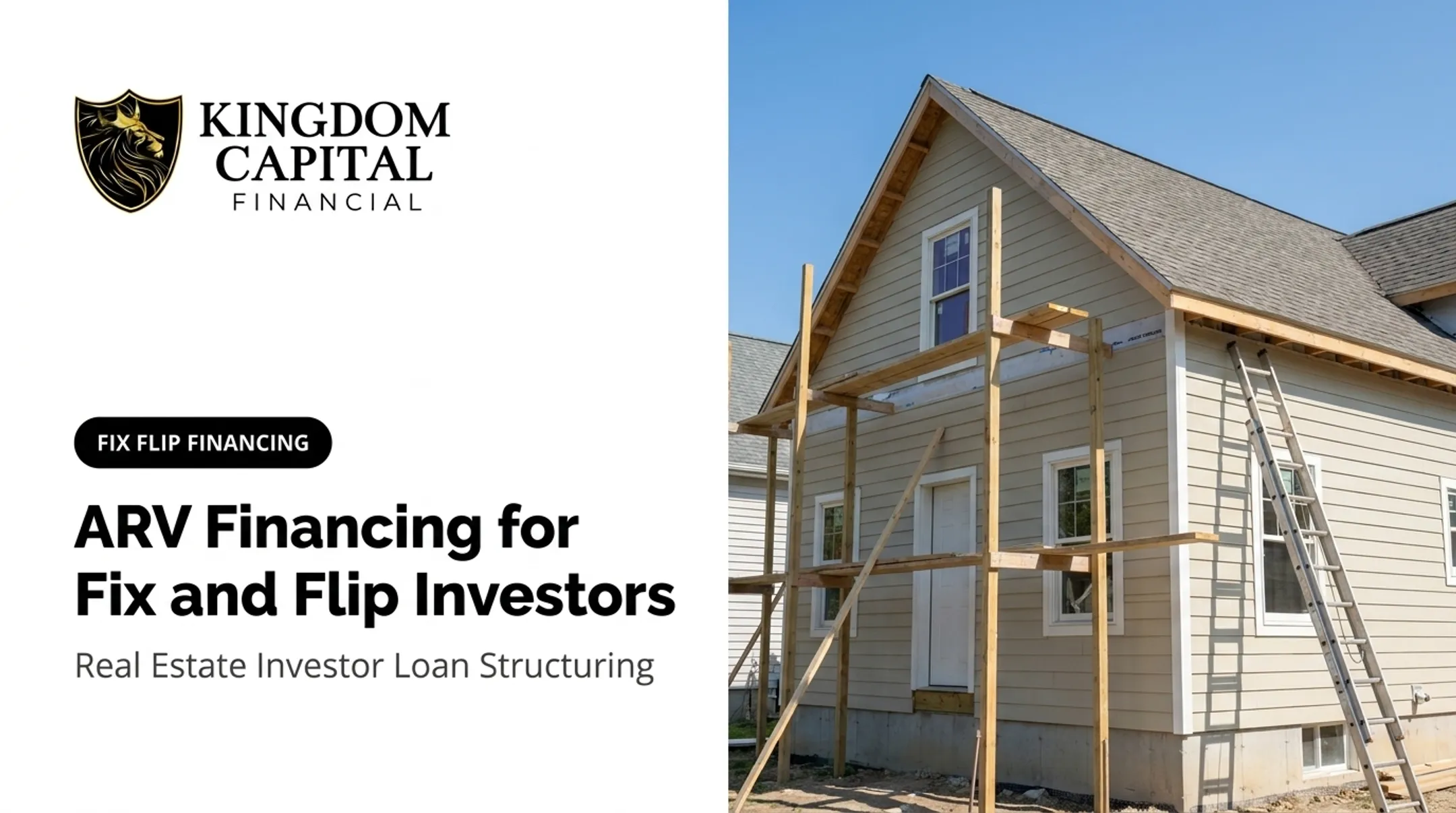 ARV Financing for Fix and Flip Investors