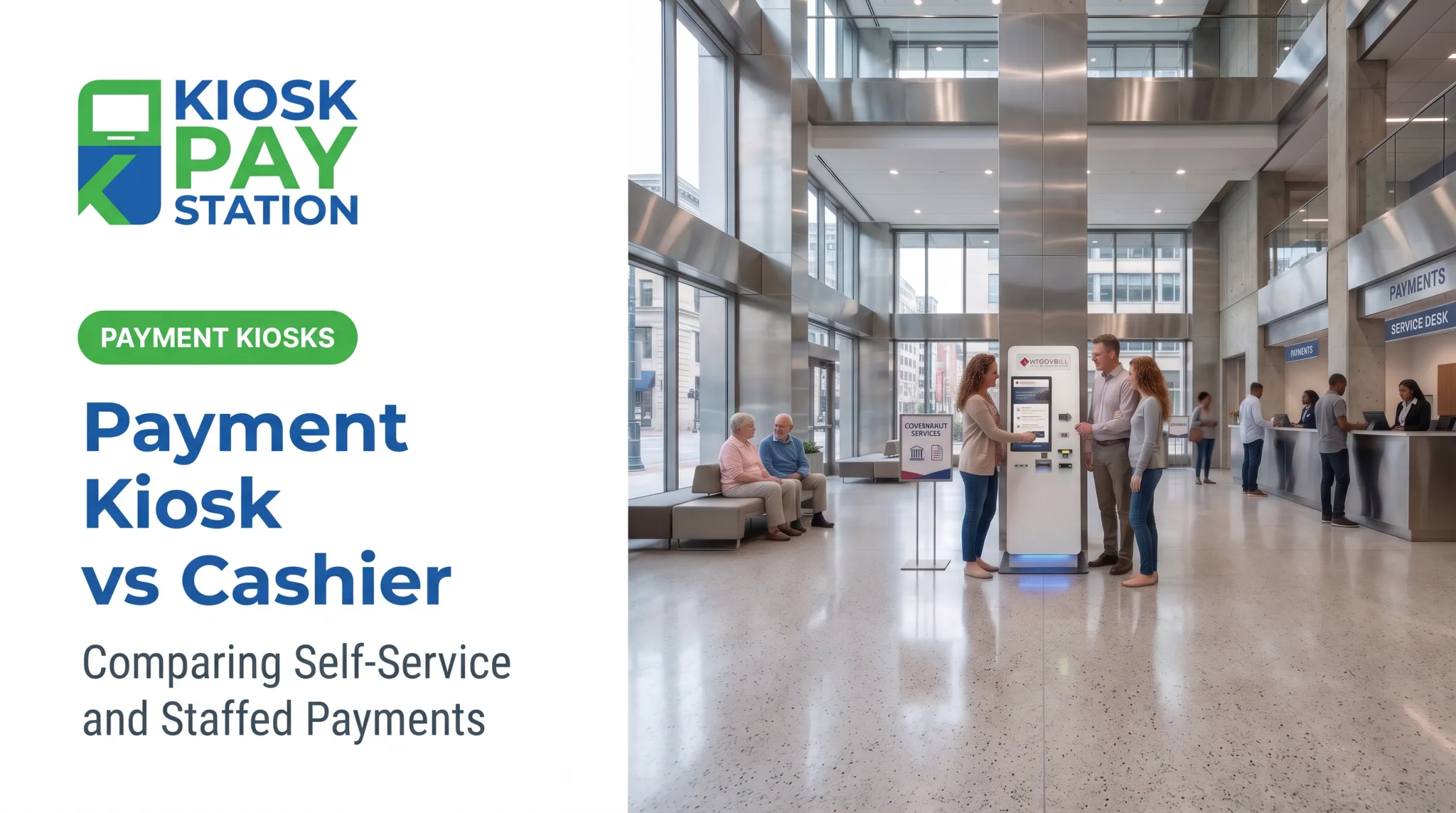 Payment Kiosk vs Cashier: Comparing Self-Service and Staffed Payments