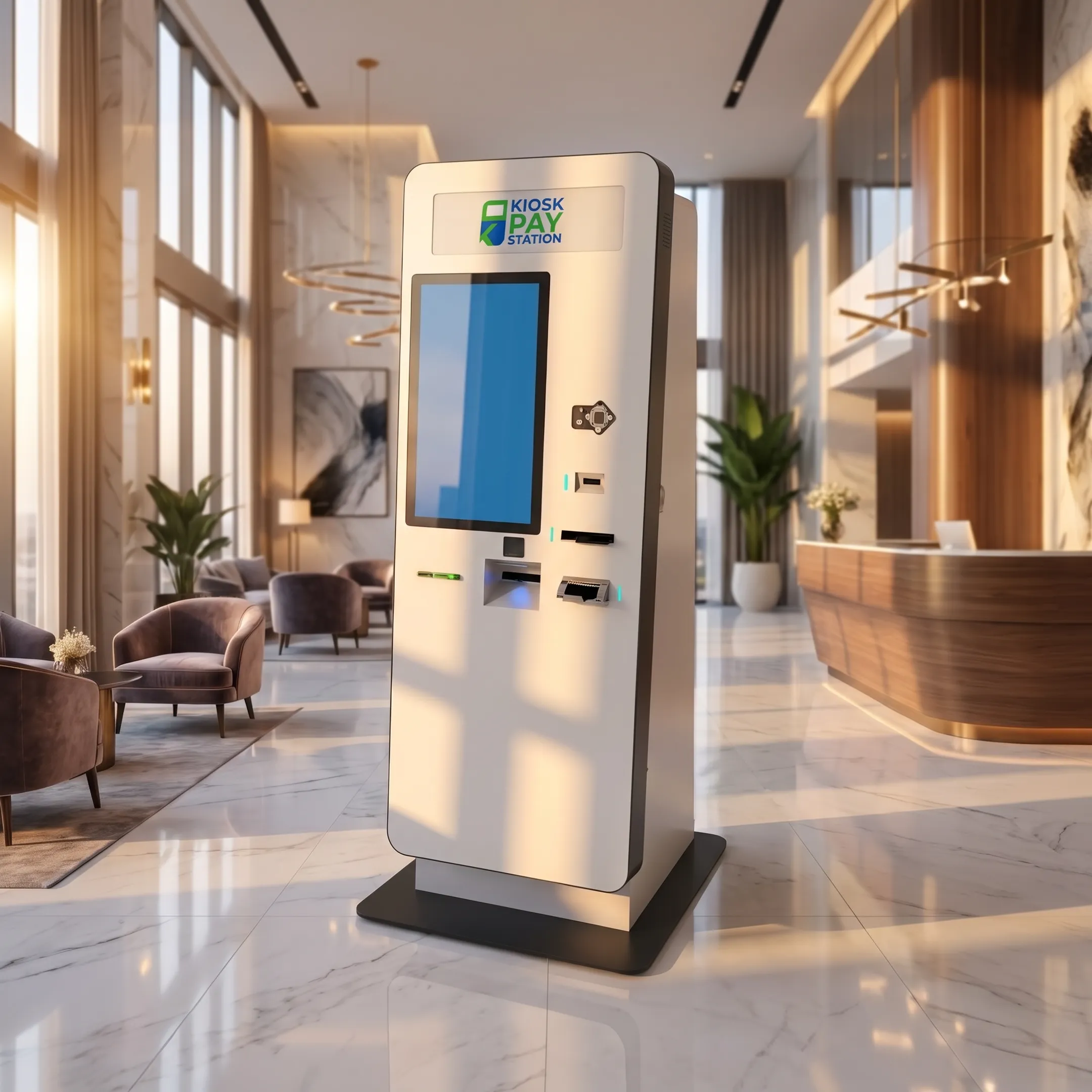 Accessible kiosk supporting government bill payment