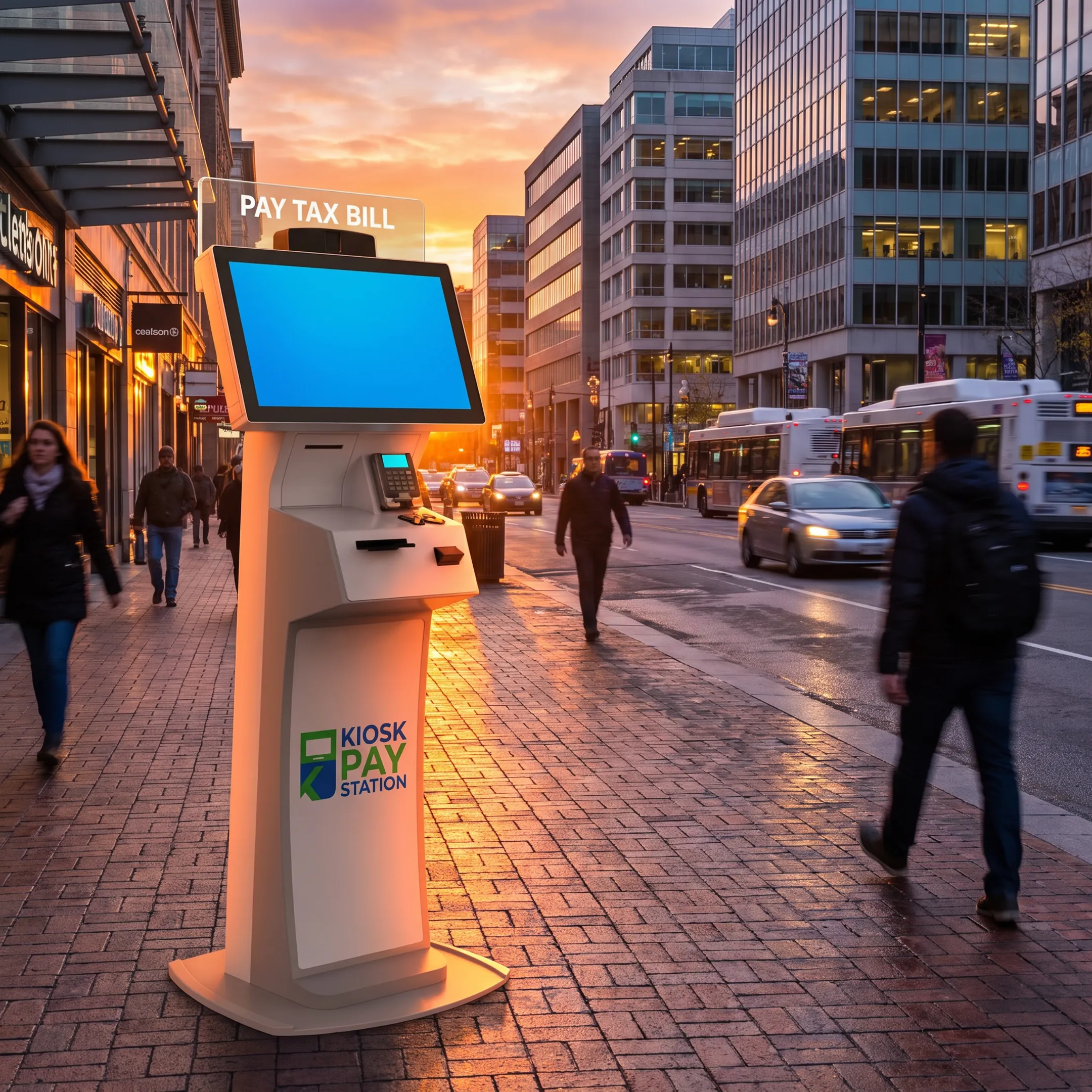 Accessible kiosk payment interface
