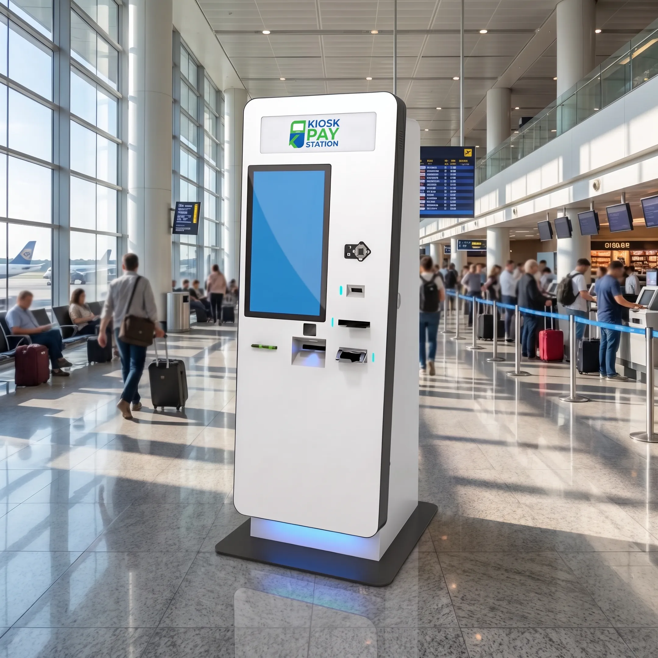 Accessible self-service payment kiosk interface