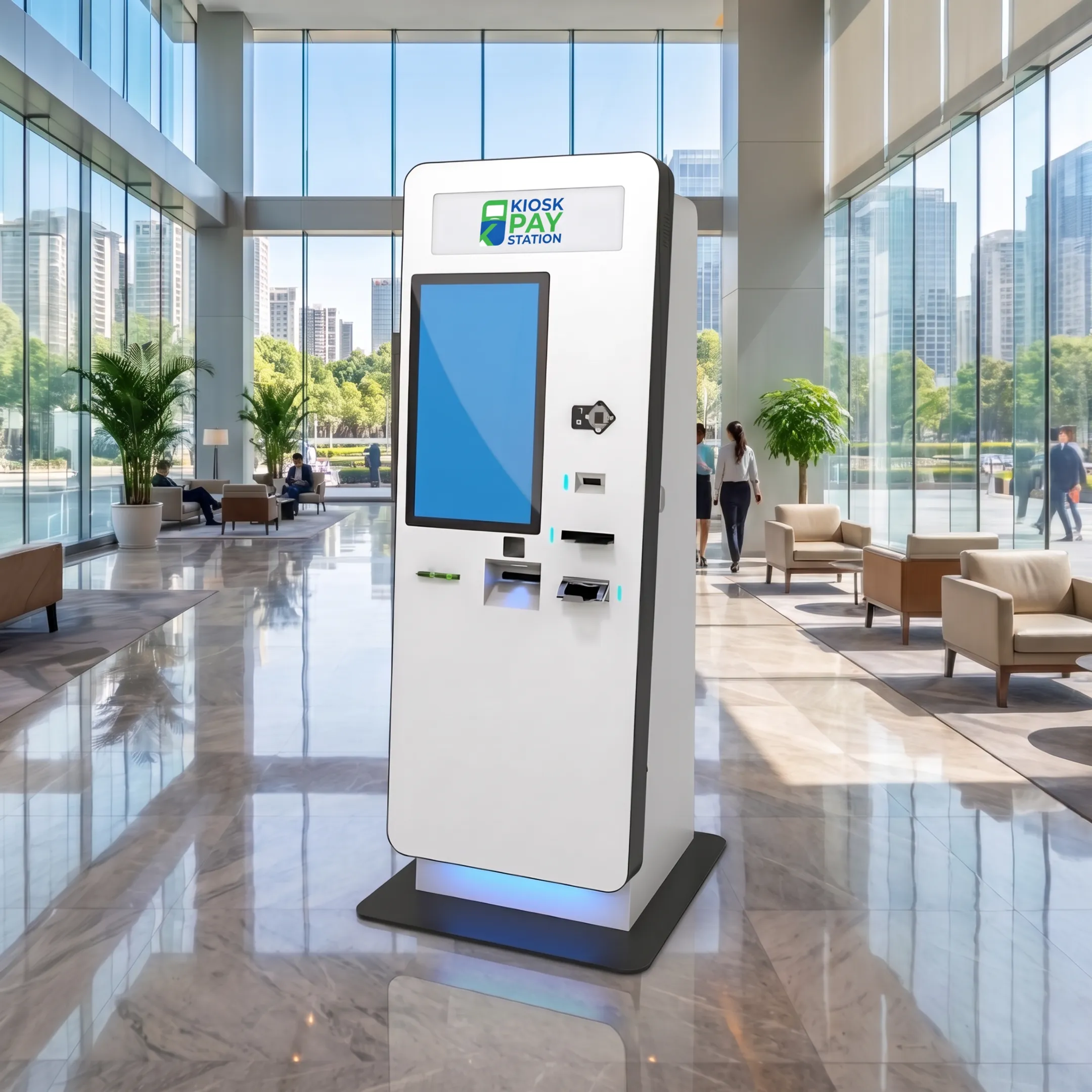 Government payment kiosk with tax payment screen