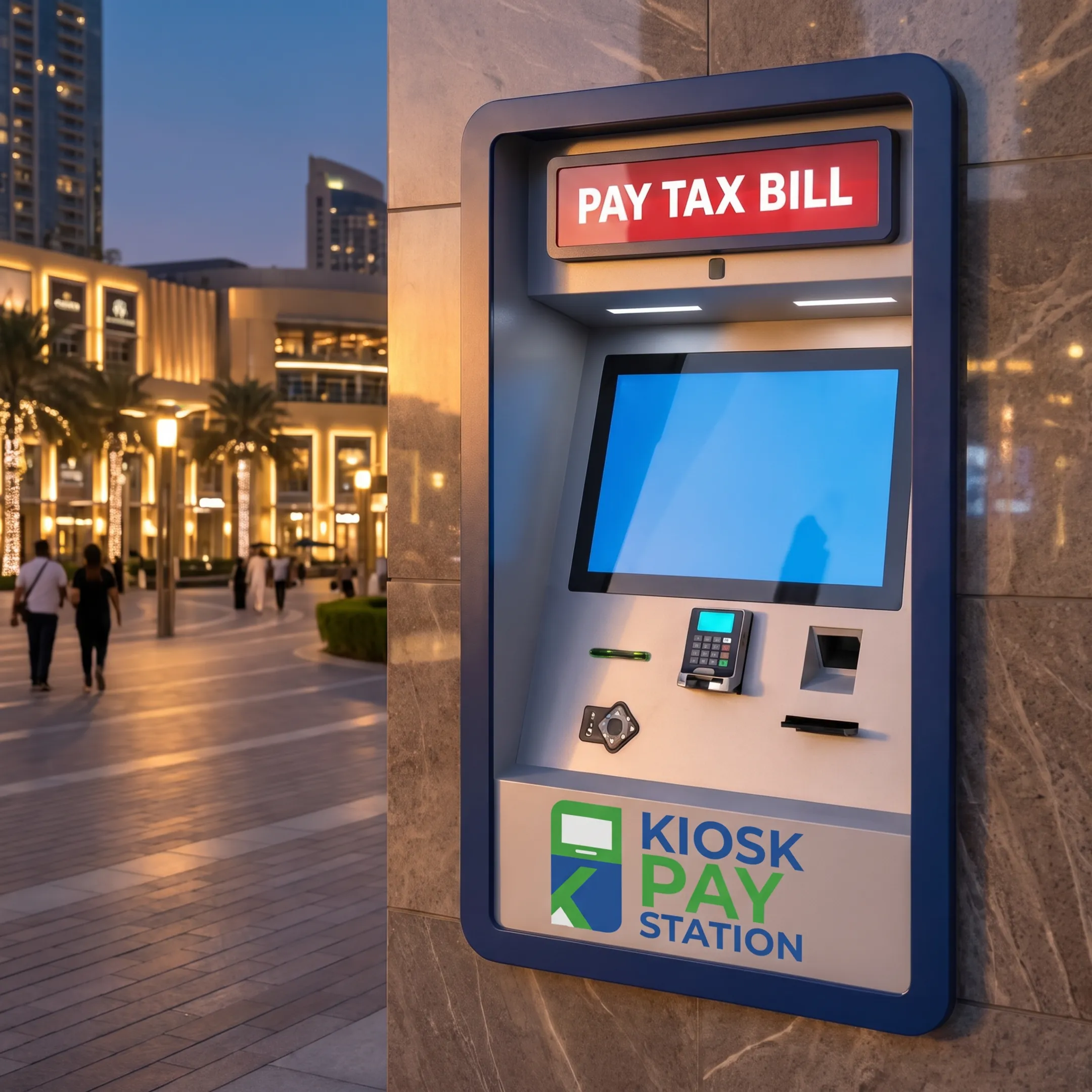 Secure self-service kiosk payment screen