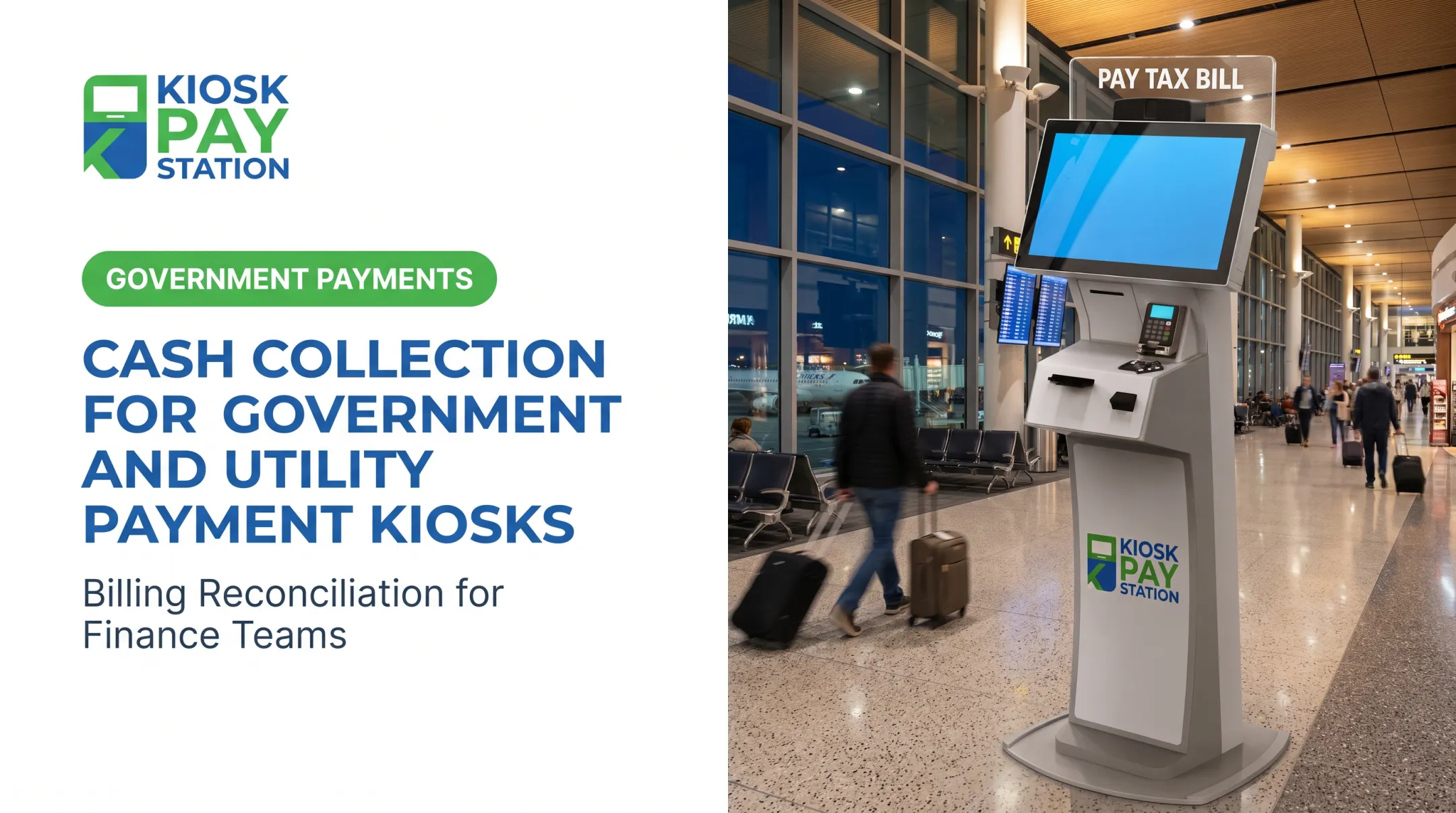 Cash Collection for Government and Utility Payment Kiosks