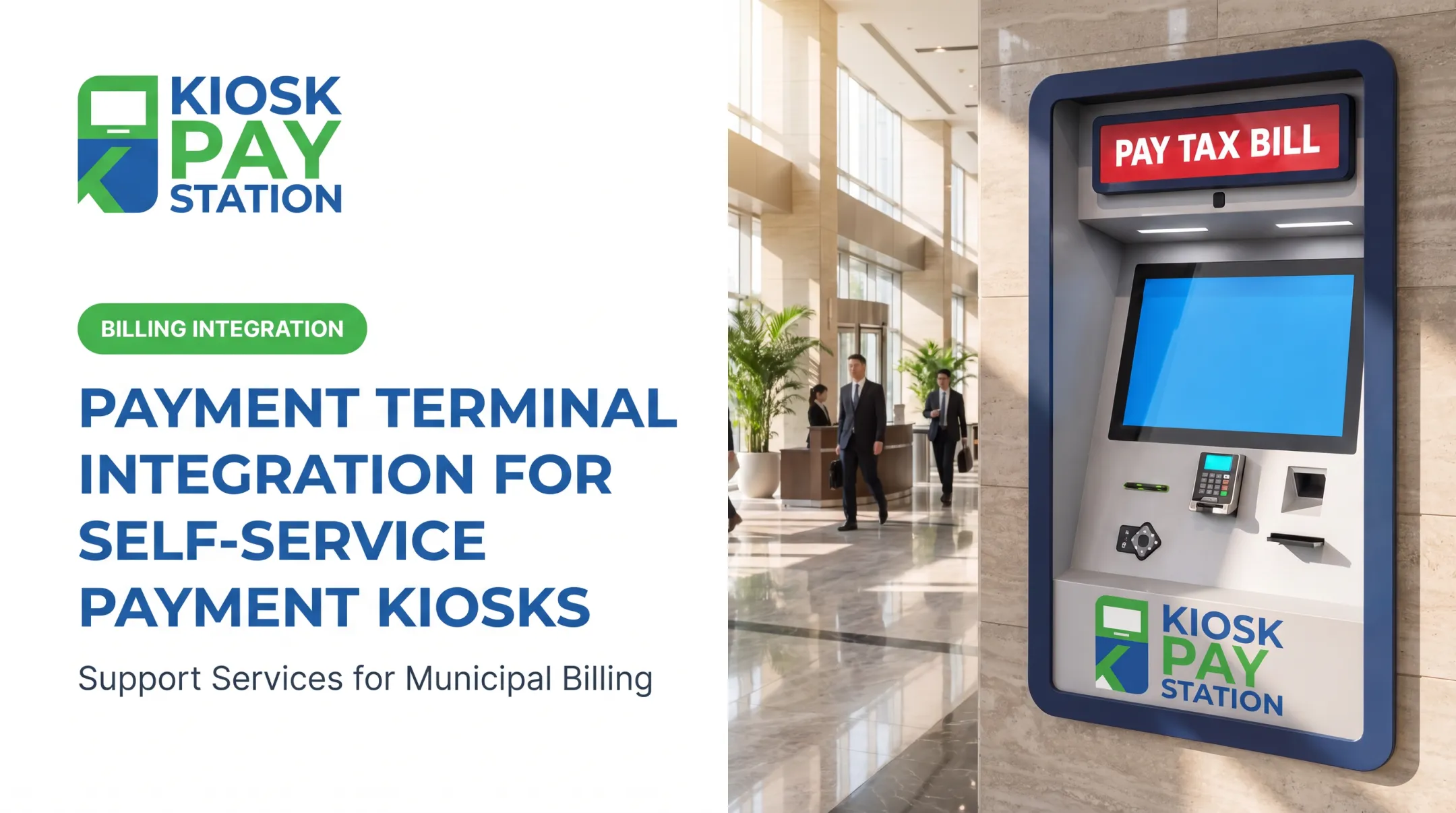 Payment Terminal Integration for Self-Service Payment Kiosks