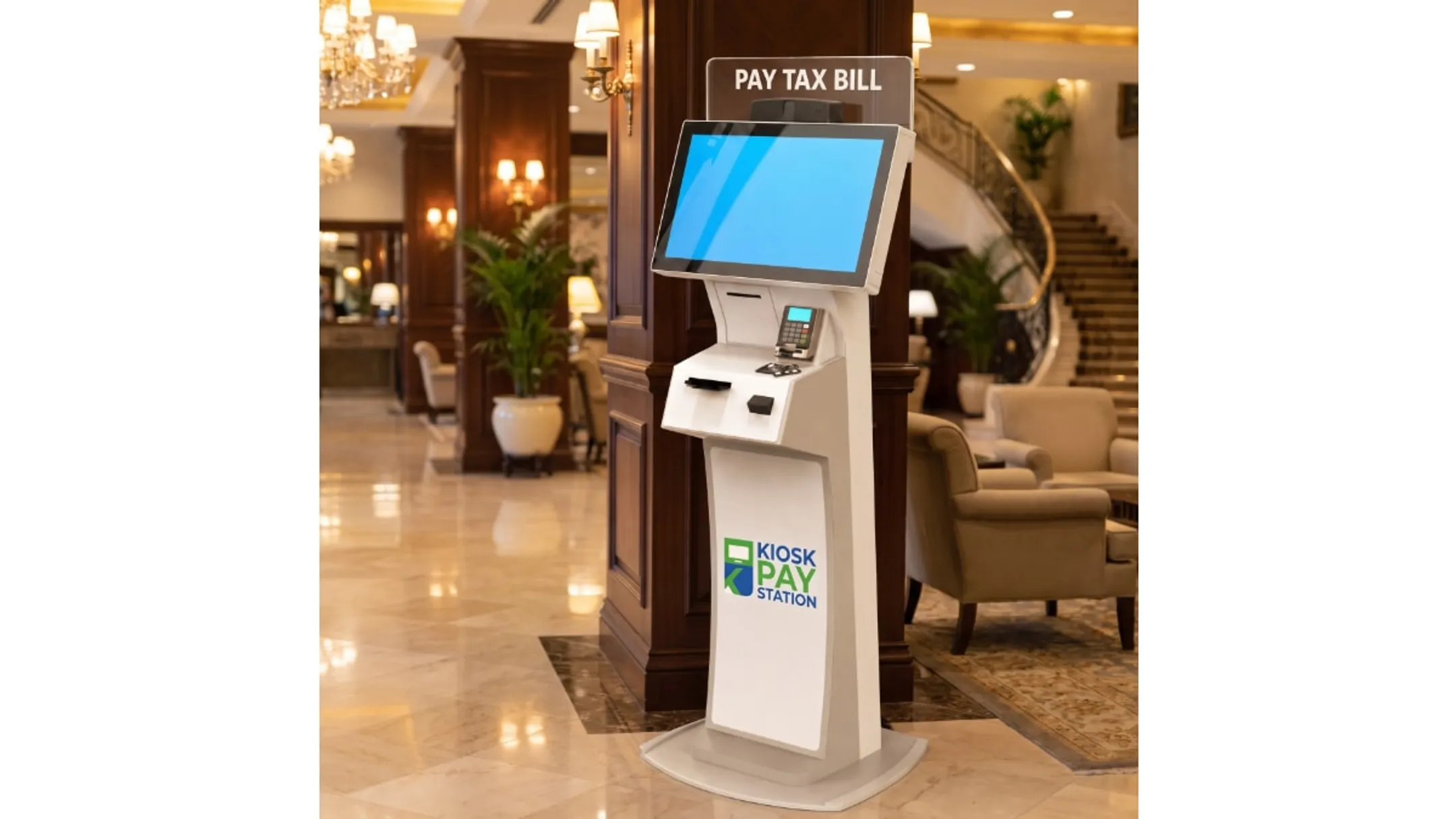 KIOSK PAY STATION self-service payment terminal for government transaction processing