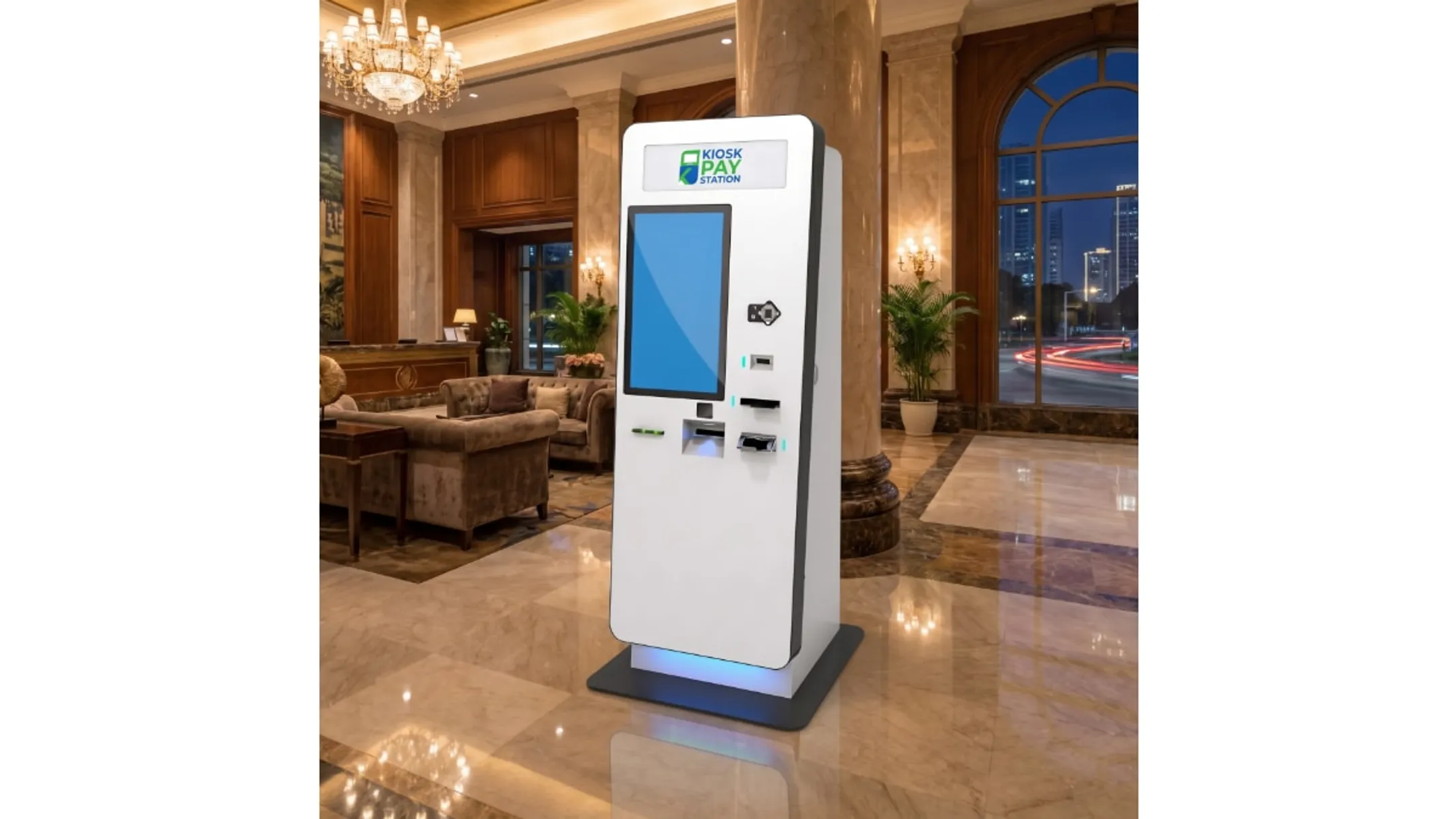 KIOSK PAY STATION interface for government bill payment and account lookup