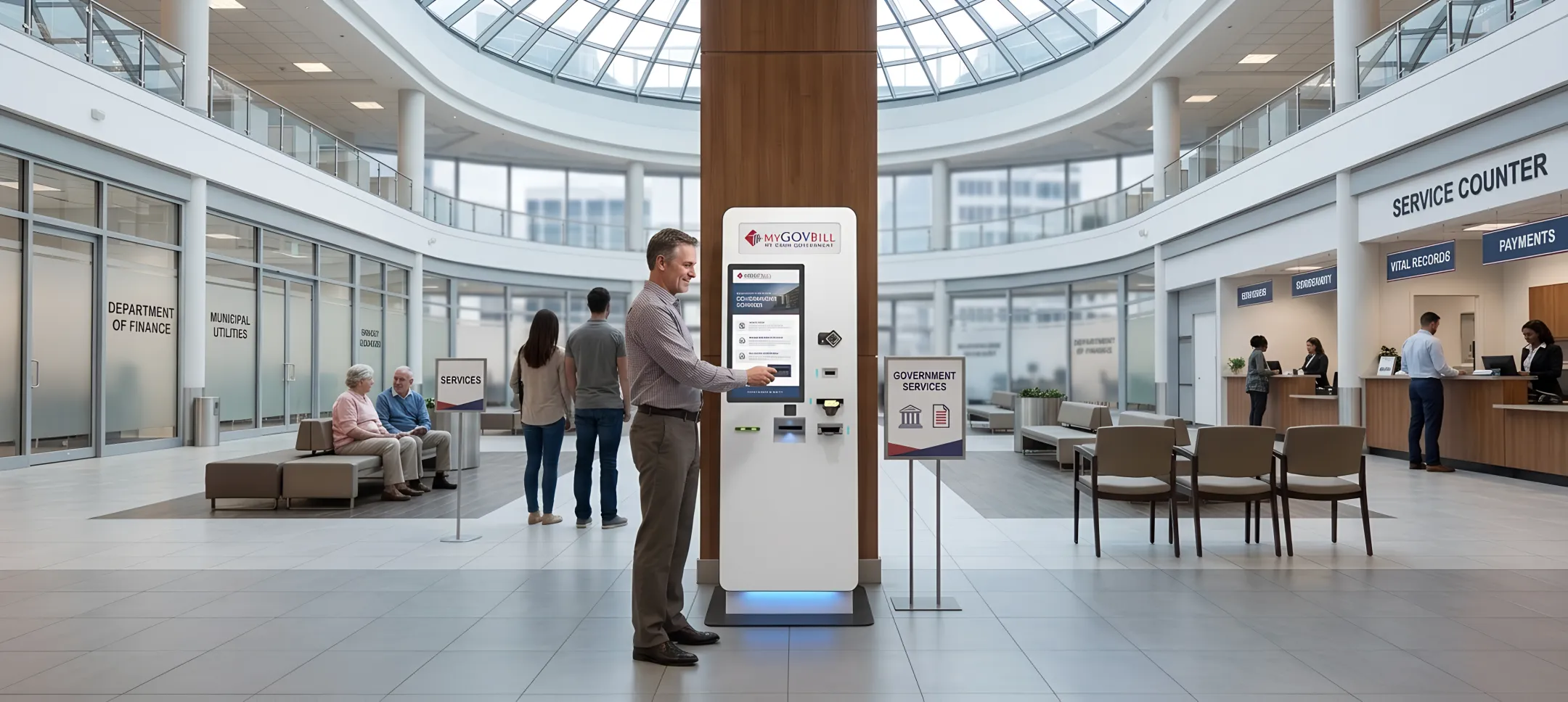 Parking payment kiosk