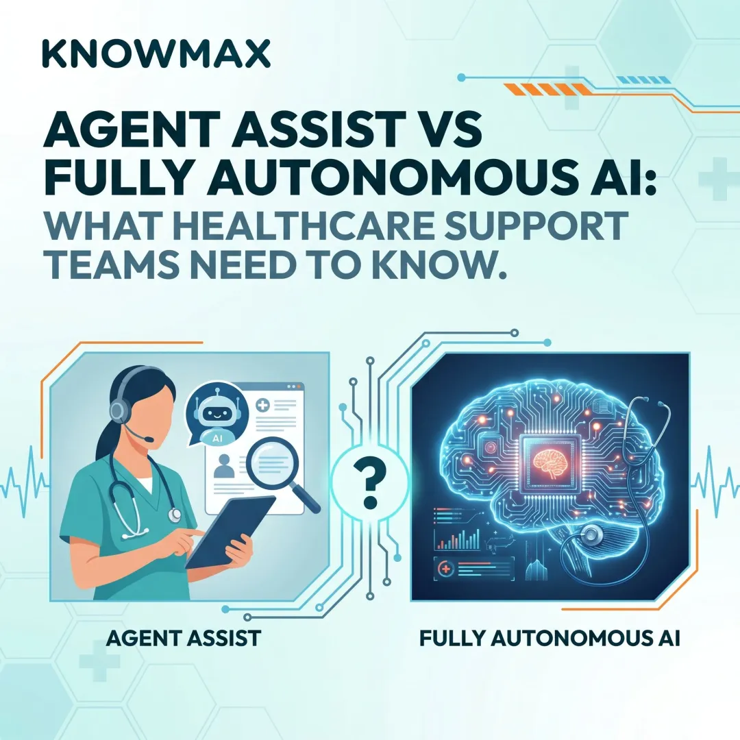 Agent Assist vs Fully Autonomous AI: What Healthcare Support Teams Need to Know