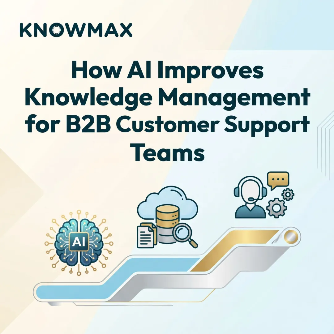 How AI Improves Knowledge Management for B2B Customer Support Teams