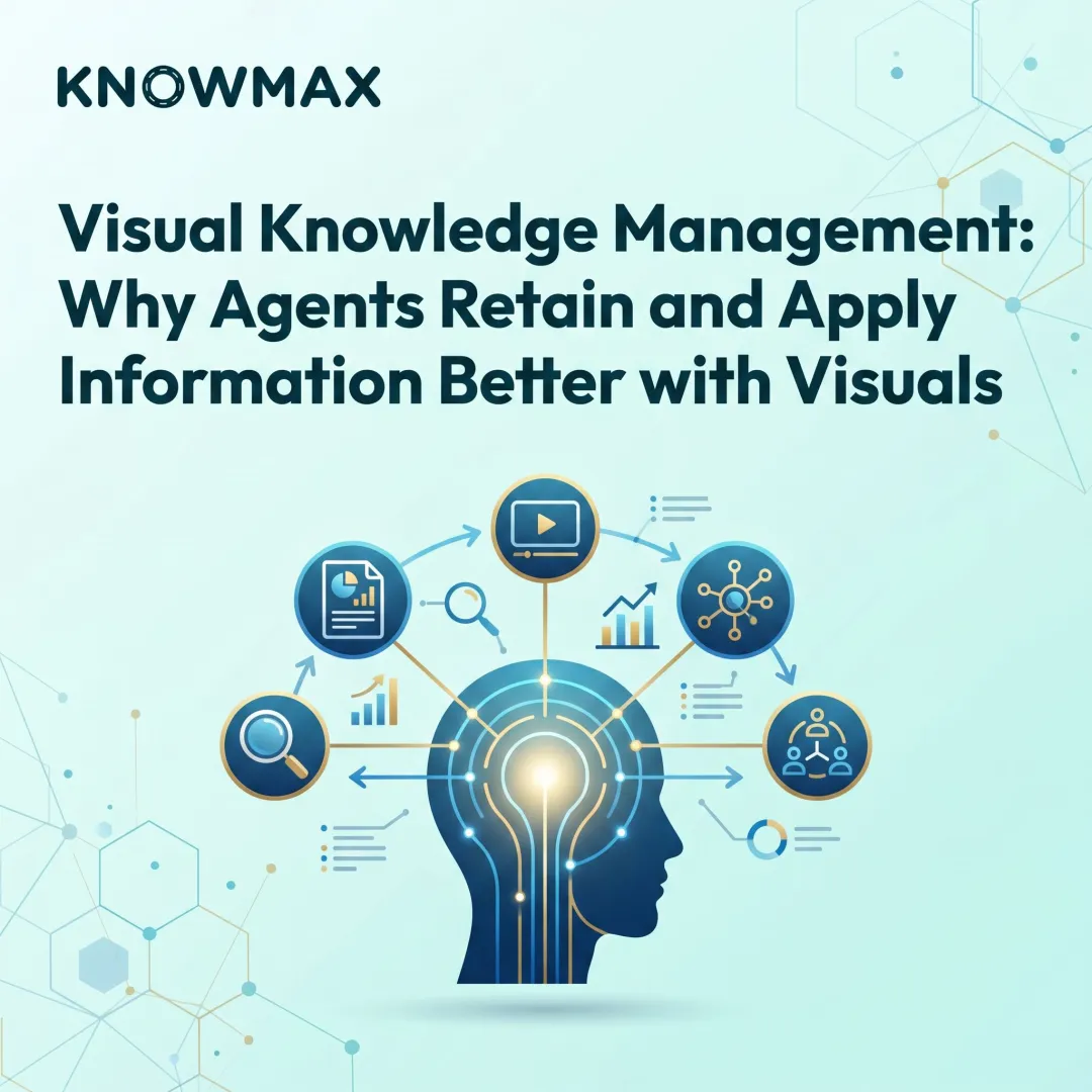 Visual Knowledge Management: Why Agents Retain and Apply Information Better with Visuals