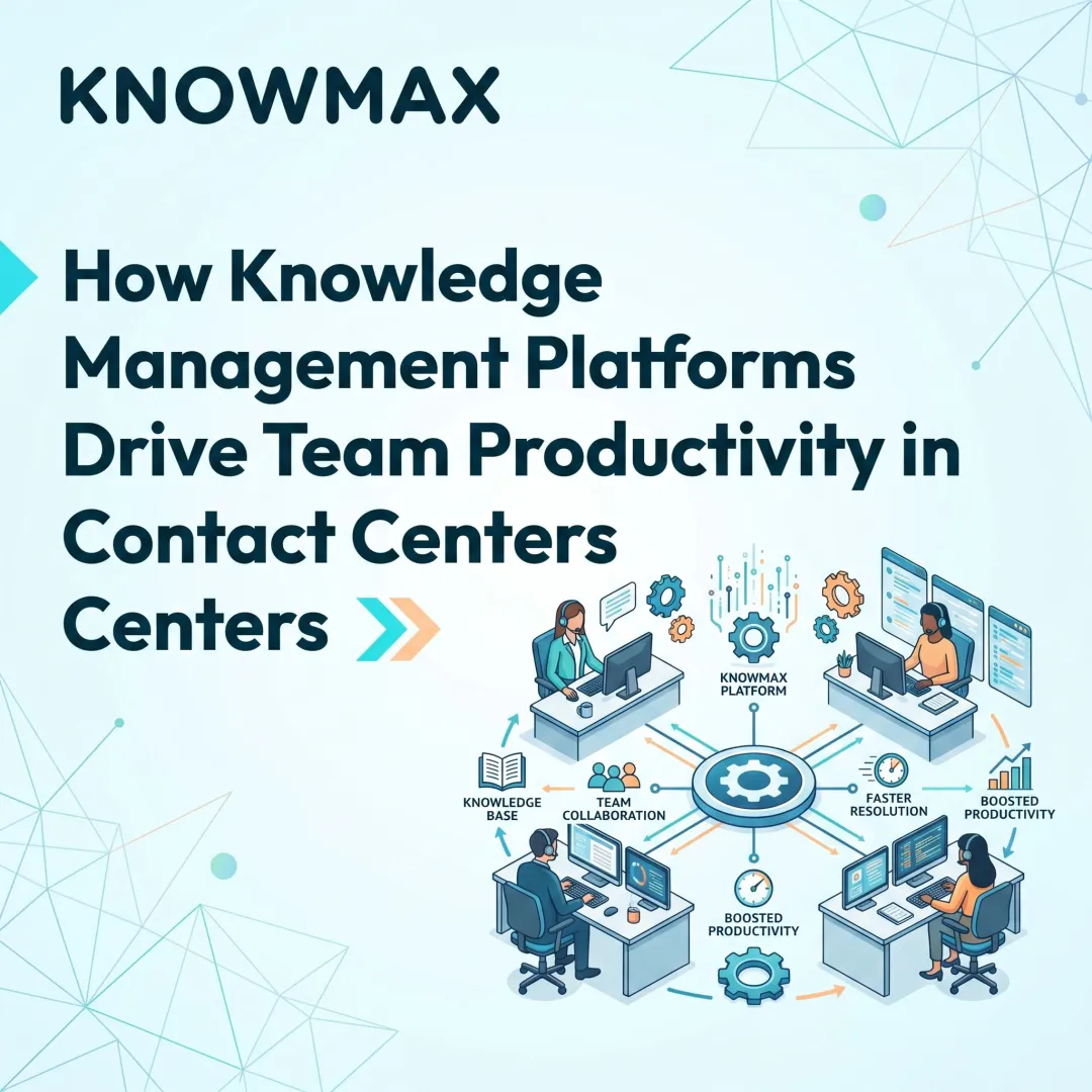 How Knowledge Management Platforms Drive Team Productivity in Contact Centers