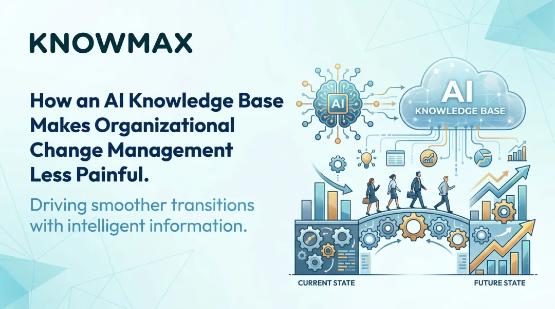 How an AI Knowledge Base Makes Organizational Change Management Less Painful
