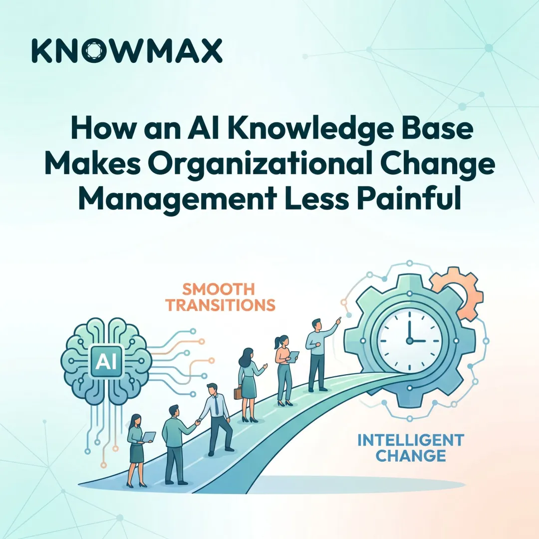 How an AI Knowledge Base Makes Organizational Change Management Less Painful