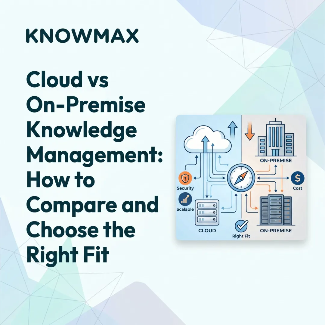 Cloud vs On-Premise Knowledge Management: How to Compare and Choose the Right Fit