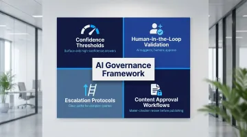 Four agentic AI governance mechanisms for contact center knowledge accuracy and trust