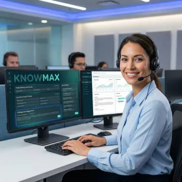 Healthcare agent using AI knowledge platform to resolve patient billing query