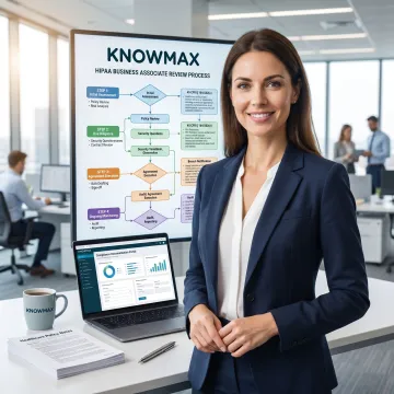 Compliance workflow for HIPAA business associate review