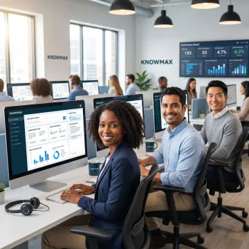 AI knowledge platform dashboard for contact center teams