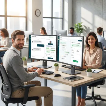 Customer support team using AI-powered remote assistance platform