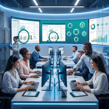 Utility support team using remote knowledge platform