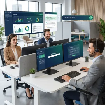 AI knowledge management dashboard for contact center teams
